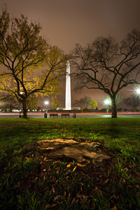 "Washington Monument Park View"